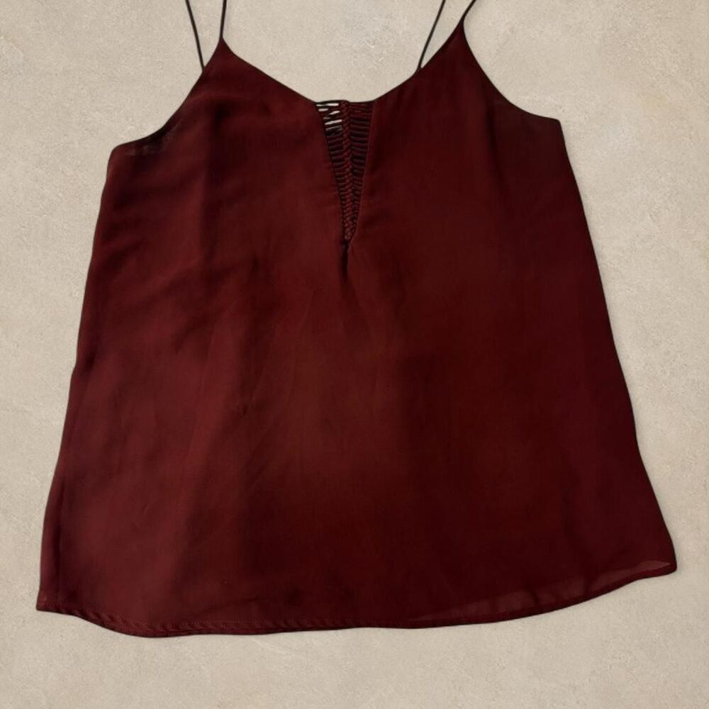 Naked-zebra Women's Burgundy and Red Vest